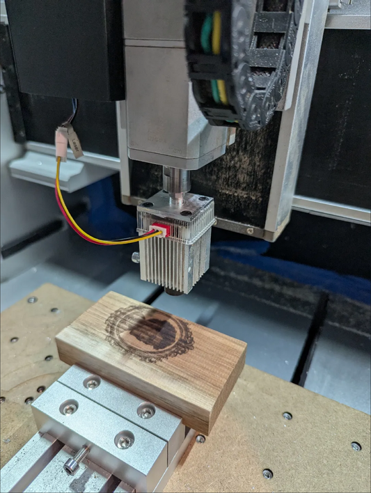 Laser on a Shaft Model
